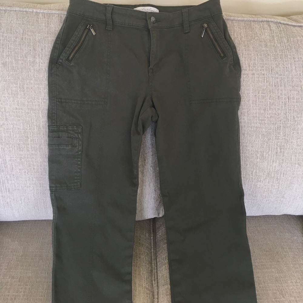 Gloria Vanderbilt Stretch Skinny Leg Khaki Pants