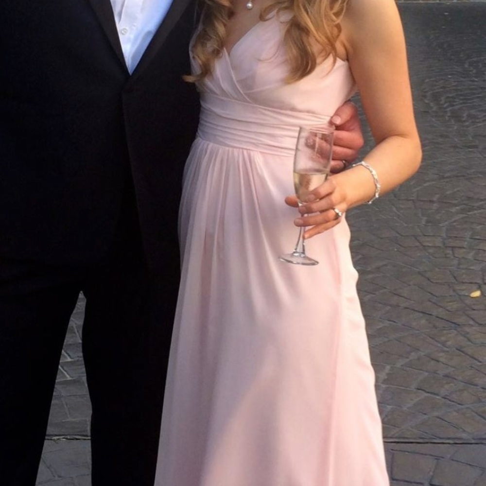 Baby pink formal gown