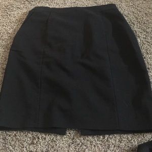 Black pencil skirt