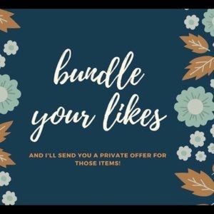 Bundle your Likes and I’ll make you an offer!