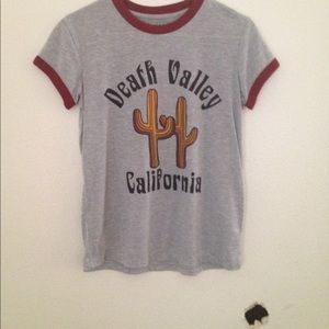 Women's small ringer tee