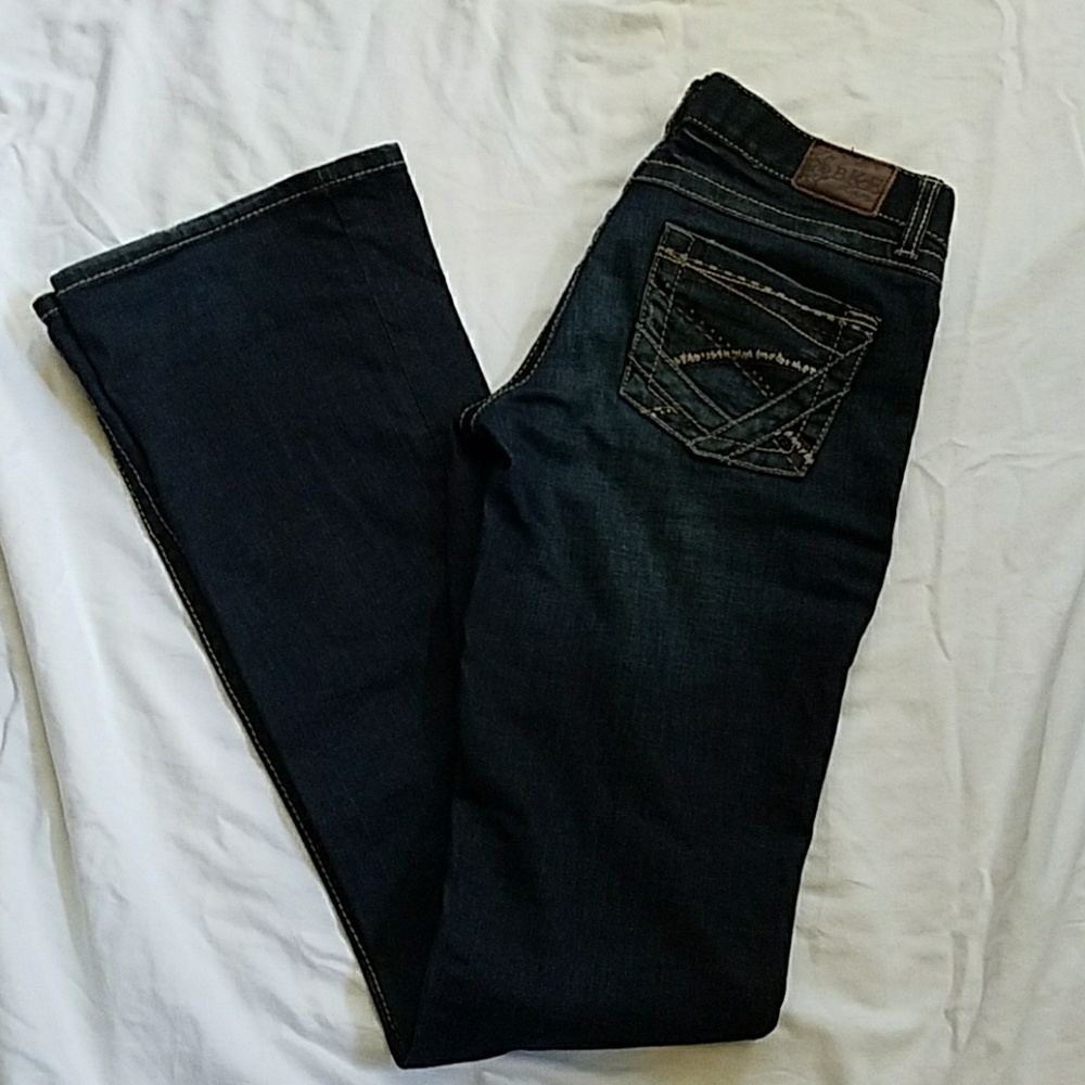BKE Sabrina stretch dark denim 26 long