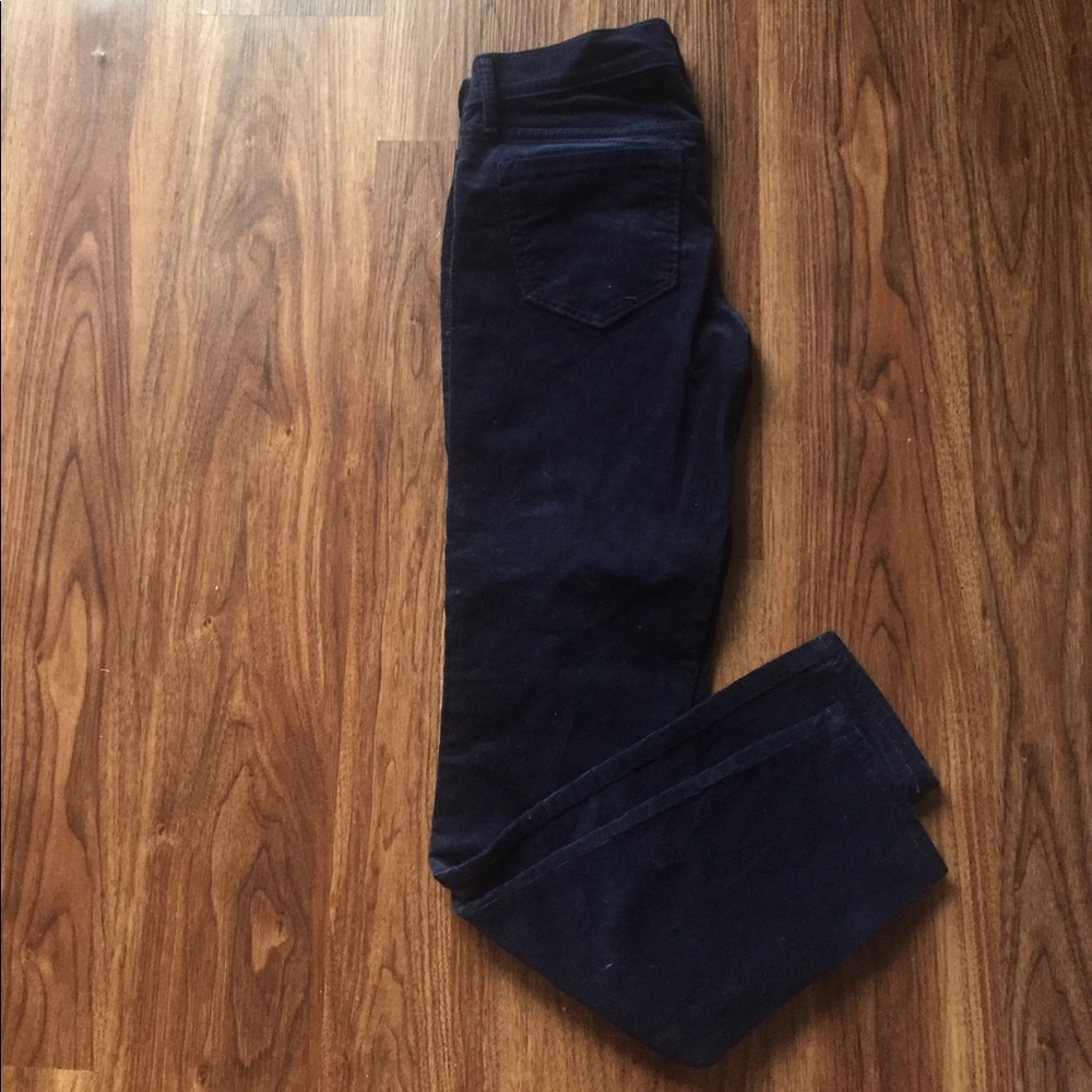 Baby blue corduroy skinny pants