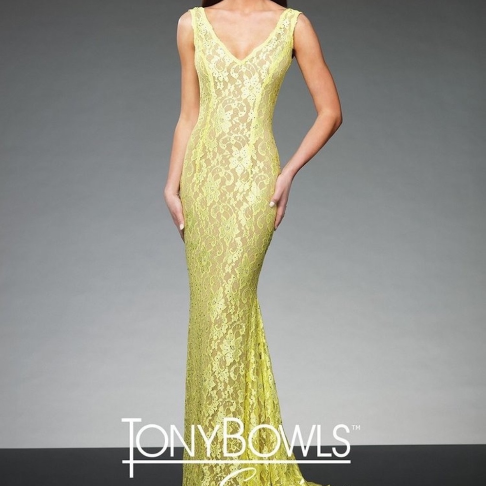 SALE!!Tony Bowls Lace Prom Dress
