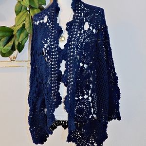 Boho Boston Proper Crochet Cardigan