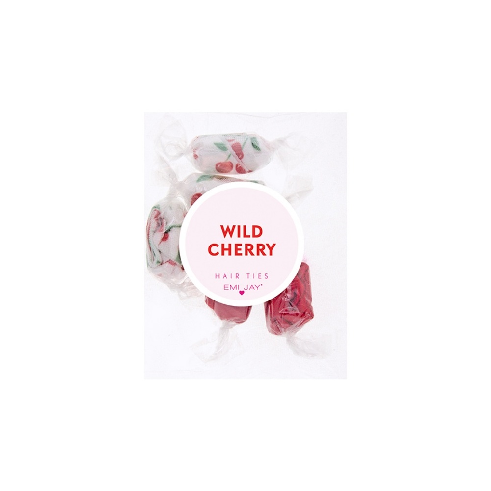 Emi Jay Wild Cherry 12-Pack Hair Ties