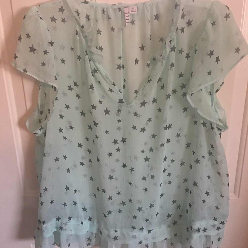 Elle sheer top