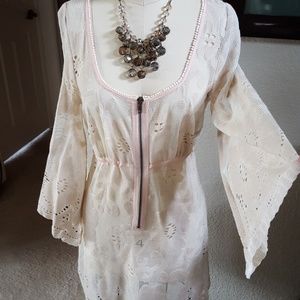 Free People beach coverup / mini dress