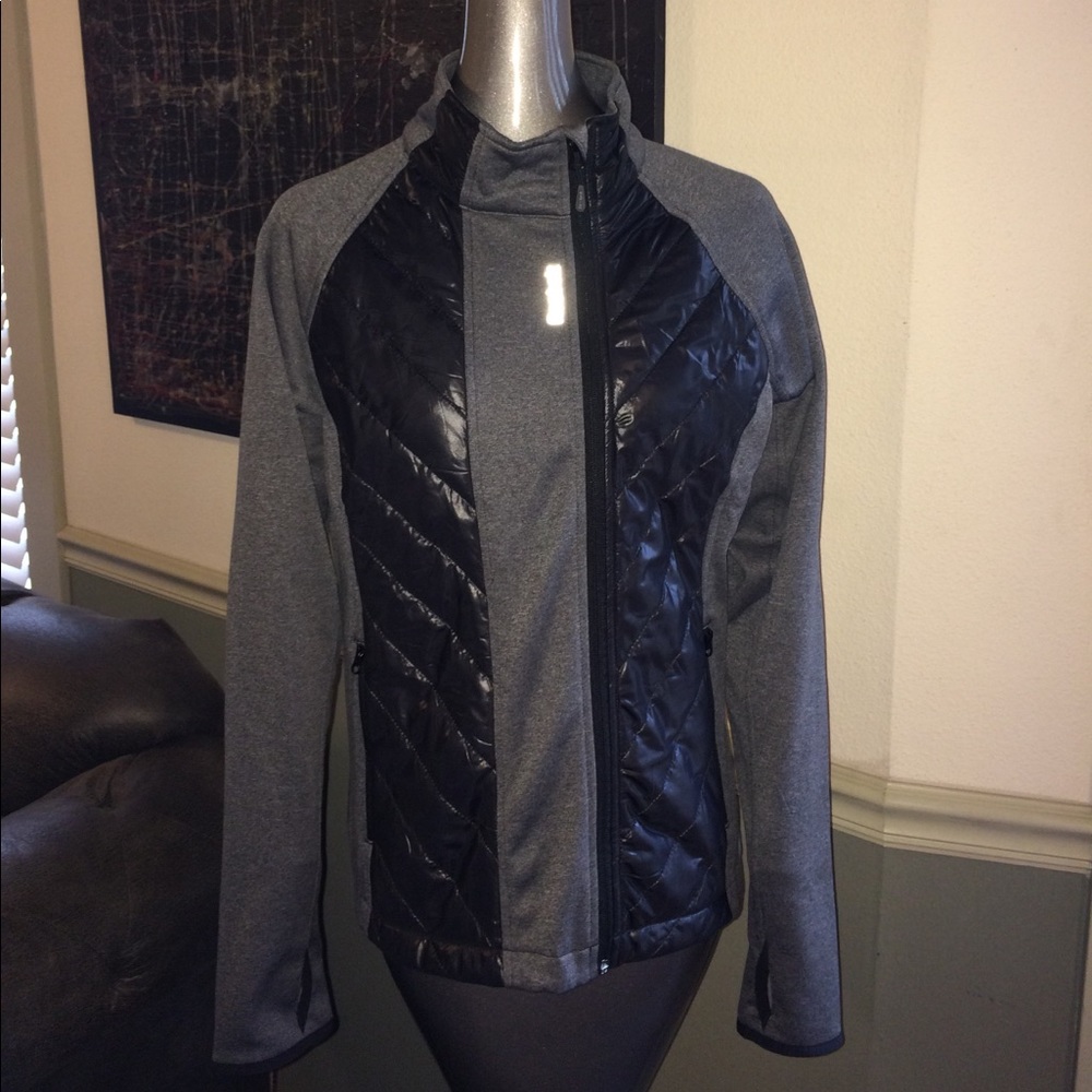 Like NEW Reebok Combo Puffer Jacket - Picture 2 of 7