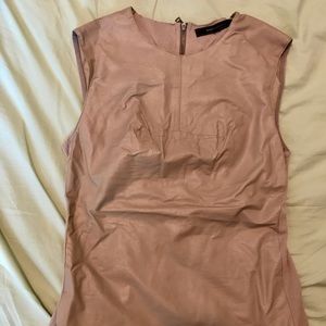 ❤️LAST DAY❤️ faux leather top