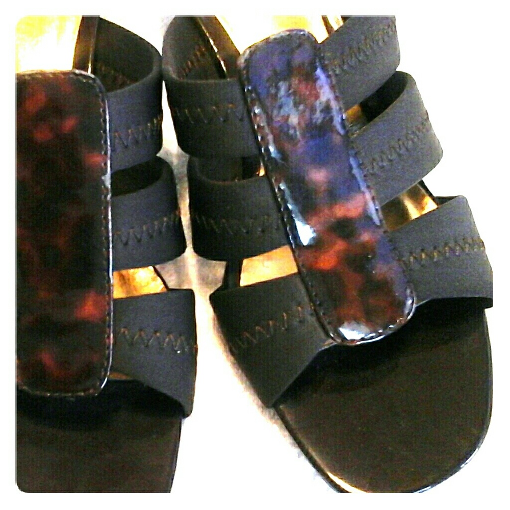 NWOT Browm Slide Sandals Sz 6.5M