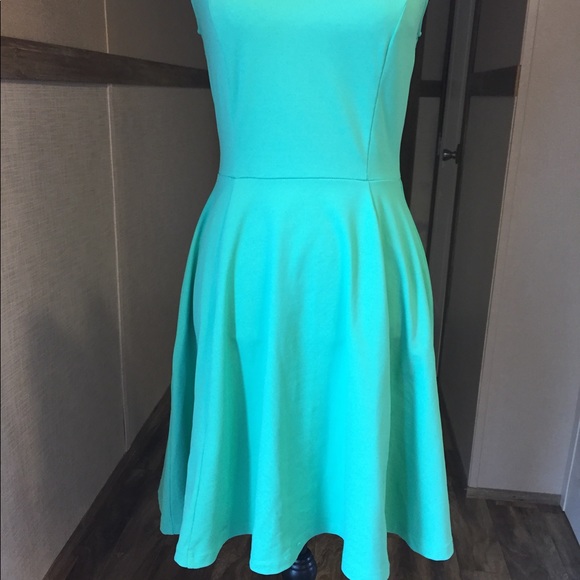 Anthropologie Cynthia Rowley Mint Zipper Dress - Picture 3 of 4