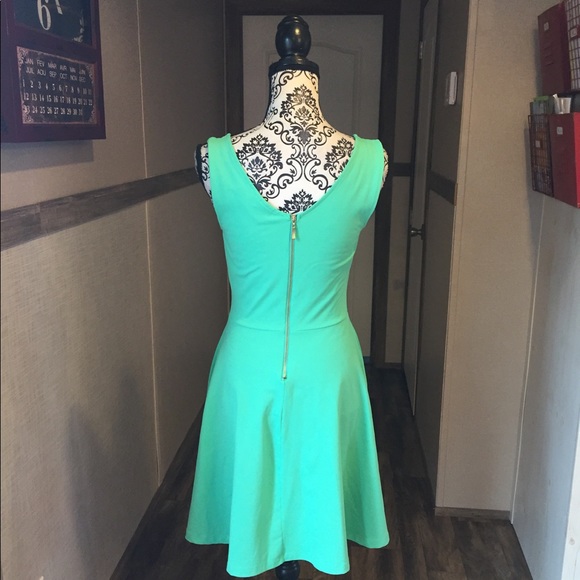 Anthropologie Cynthia Rowley Mint Zipper Dress - Picture 4 of 4