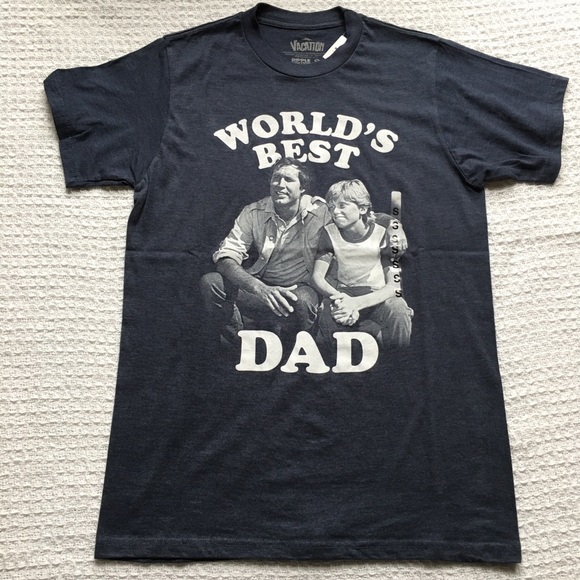 Clark Griswold "World's Best Dad" Tee Men's New - Picture 2 of 6