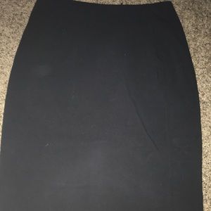 Black pencil skirt