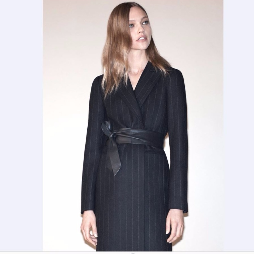 NWOT PINSTRIPE COAT