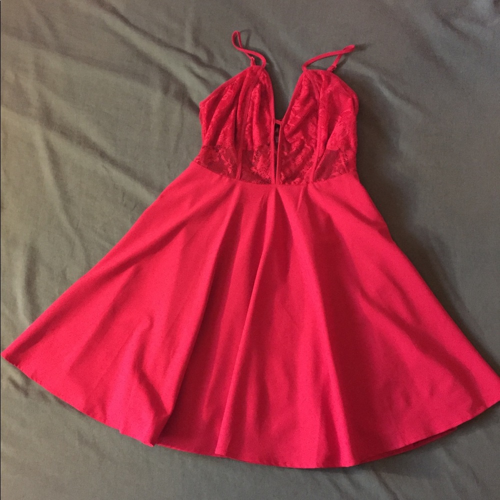 Red dress