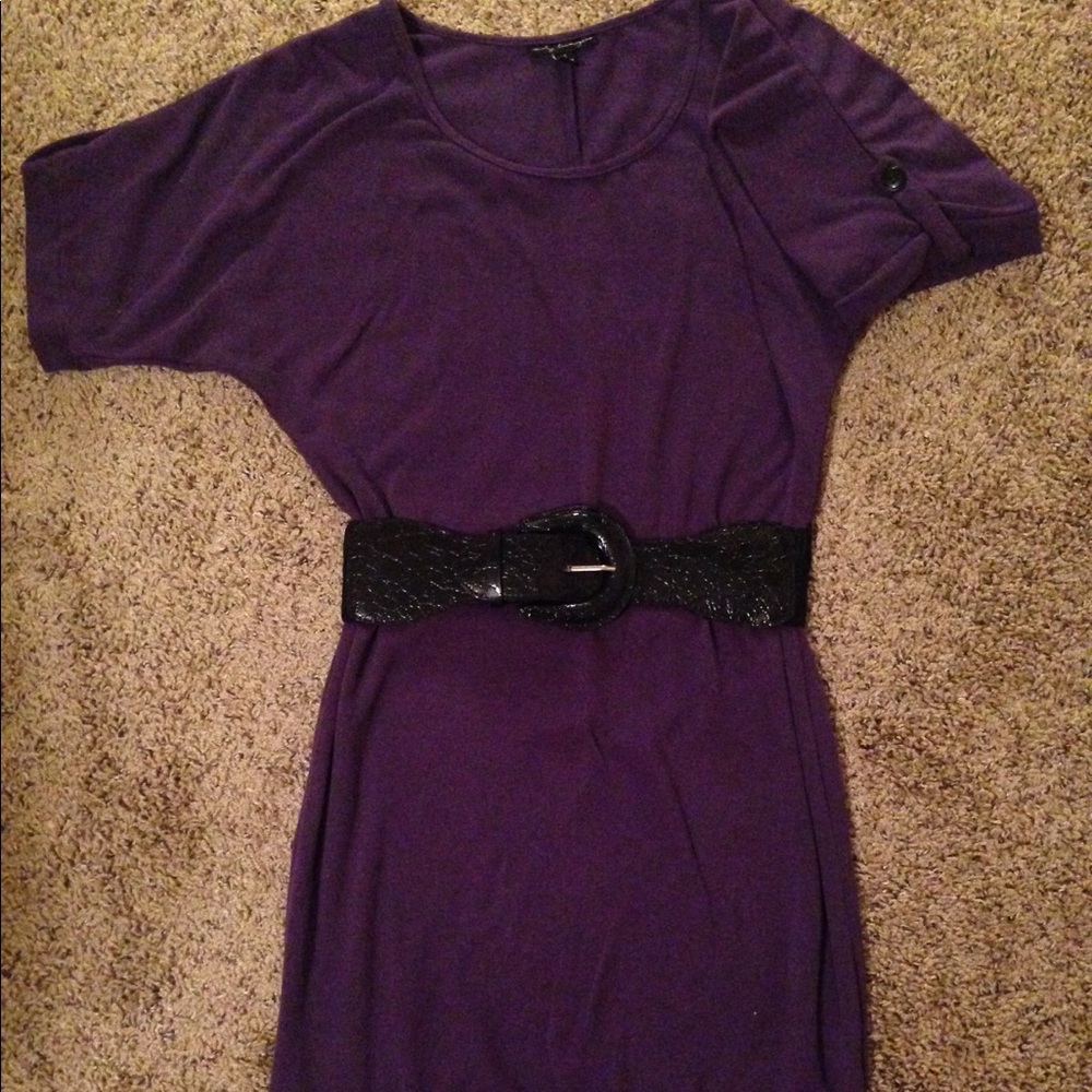Purple Sweater Dress by City Triangles - Size S