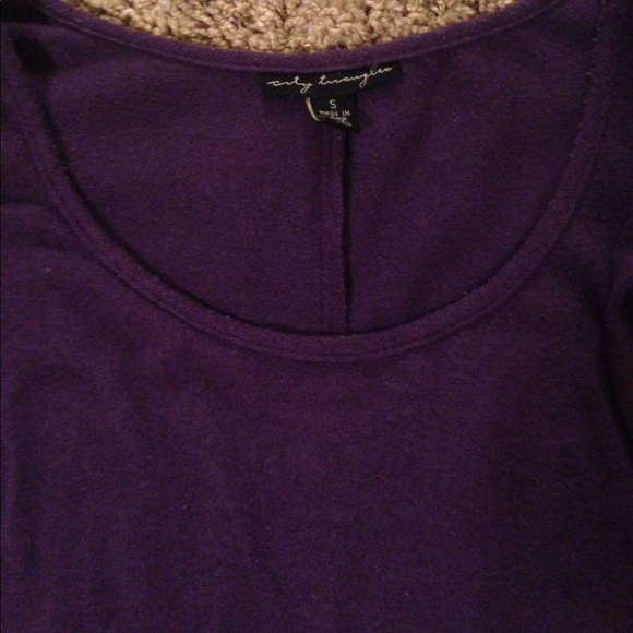 Purple Sweater Dress by City Triangles - Size S - Picture 2 of 8