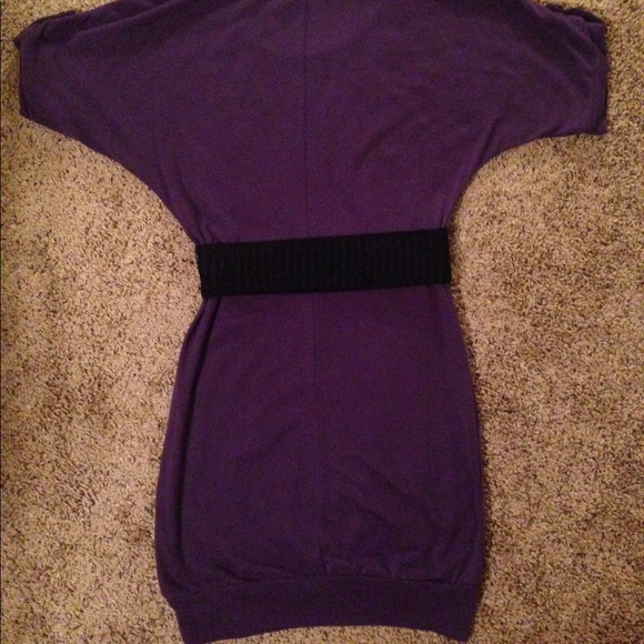 Purple Sweater Dress by City Triangles - Size S - Picture 4 of 8