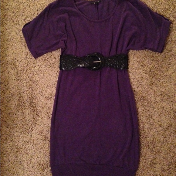 Purple Sweater Dress by City Triangles - Size S - Picture 5 of 8