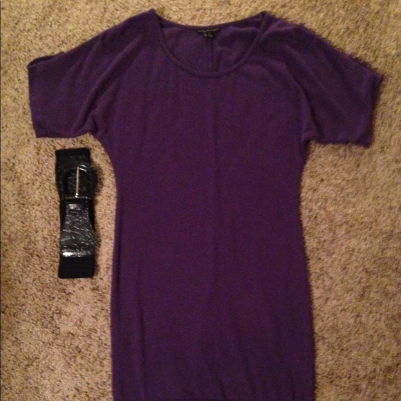 Purple Sweater Dress by City Triangles - Size S - Picture 6 of 8