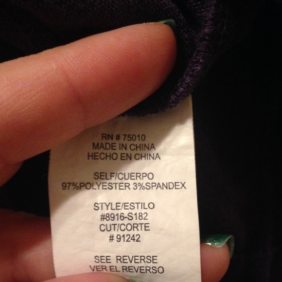 Purple Sweater Dress by City Triangles - Size S - Picture 7 of 8