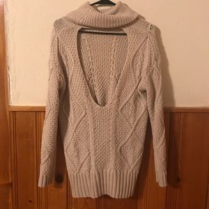 Open back BKE sweater