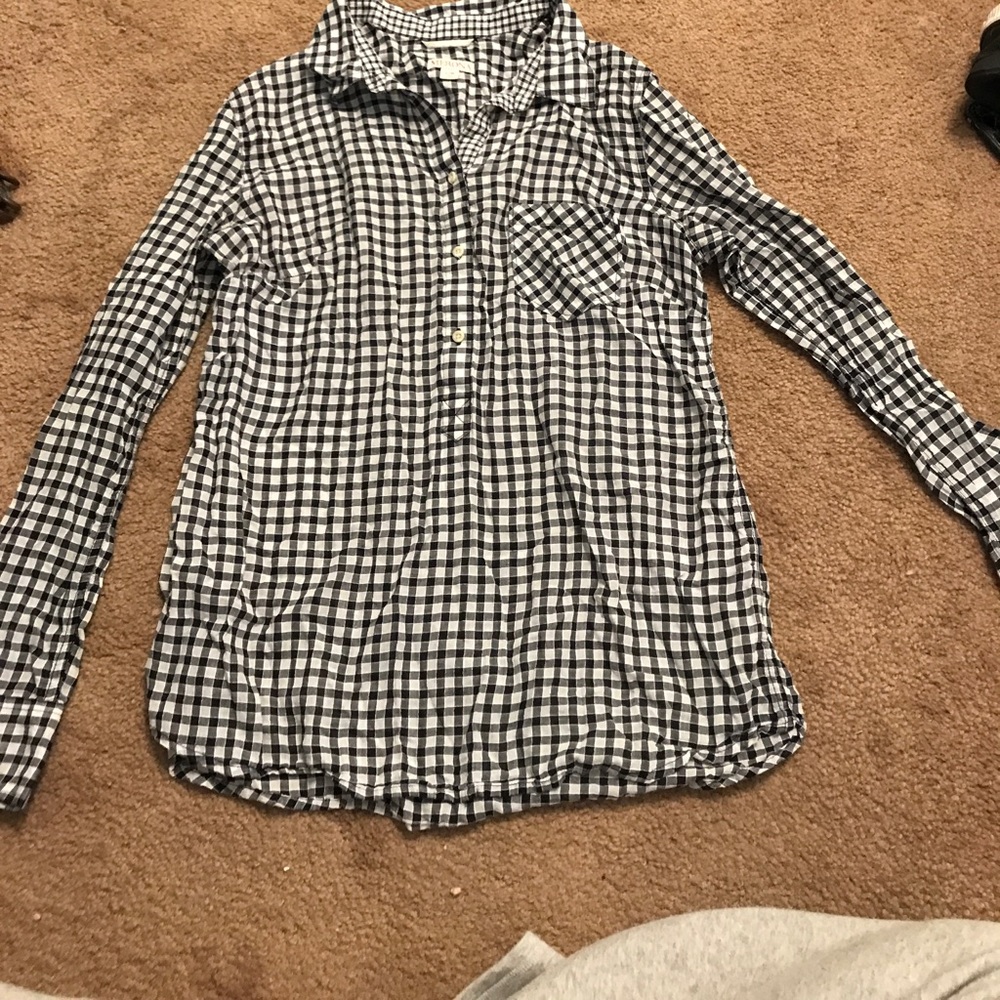 Gingham button up