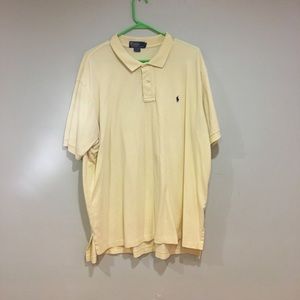 Polo by Ralph Lauren yellow golf shirt  XXL