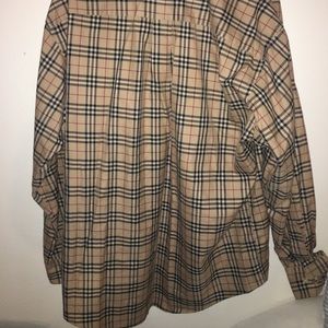 Button Down Burberry Shirt