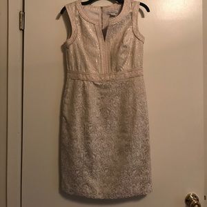 Ivory formal dress NWOT