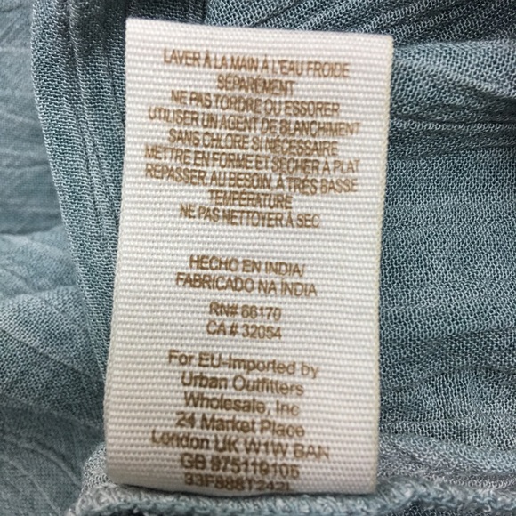 ONHOLD Free People M Woman's Distressed Blue - Picture 7 of 8