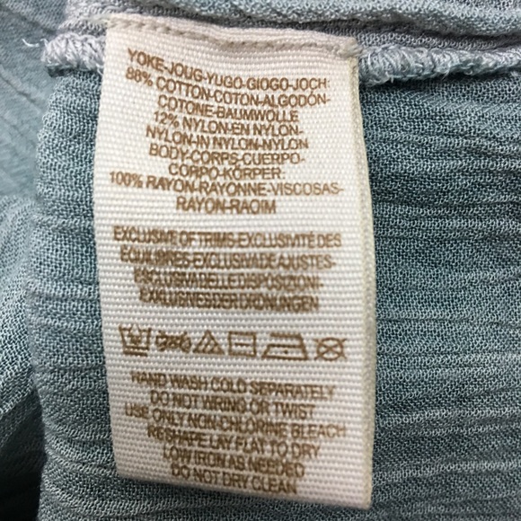 ONHOLD Free People M Woman's Distressed Blue - Picture 8 of 8