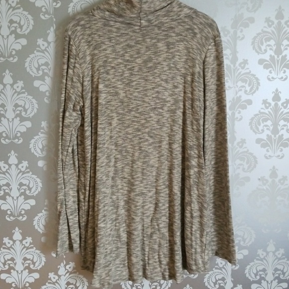 🔴5/$30!  Mocha Cowl Neck Top - Picture 5 of 6
