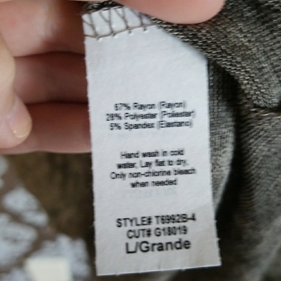 🔴5/$30!  Mocha Cowl Neck Top - Picture 6 of 6