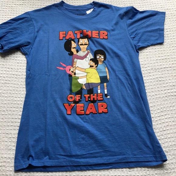 Bob's Burgers Father of the Year Tee Men's New - Picture 2 of 5