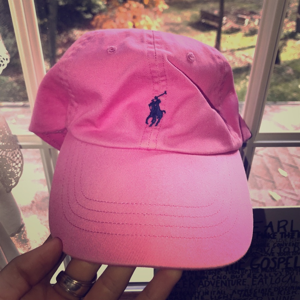 Pink Polo by Ralph Lauren ball cap