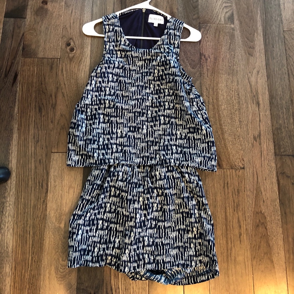 Olive & Oak printed romper