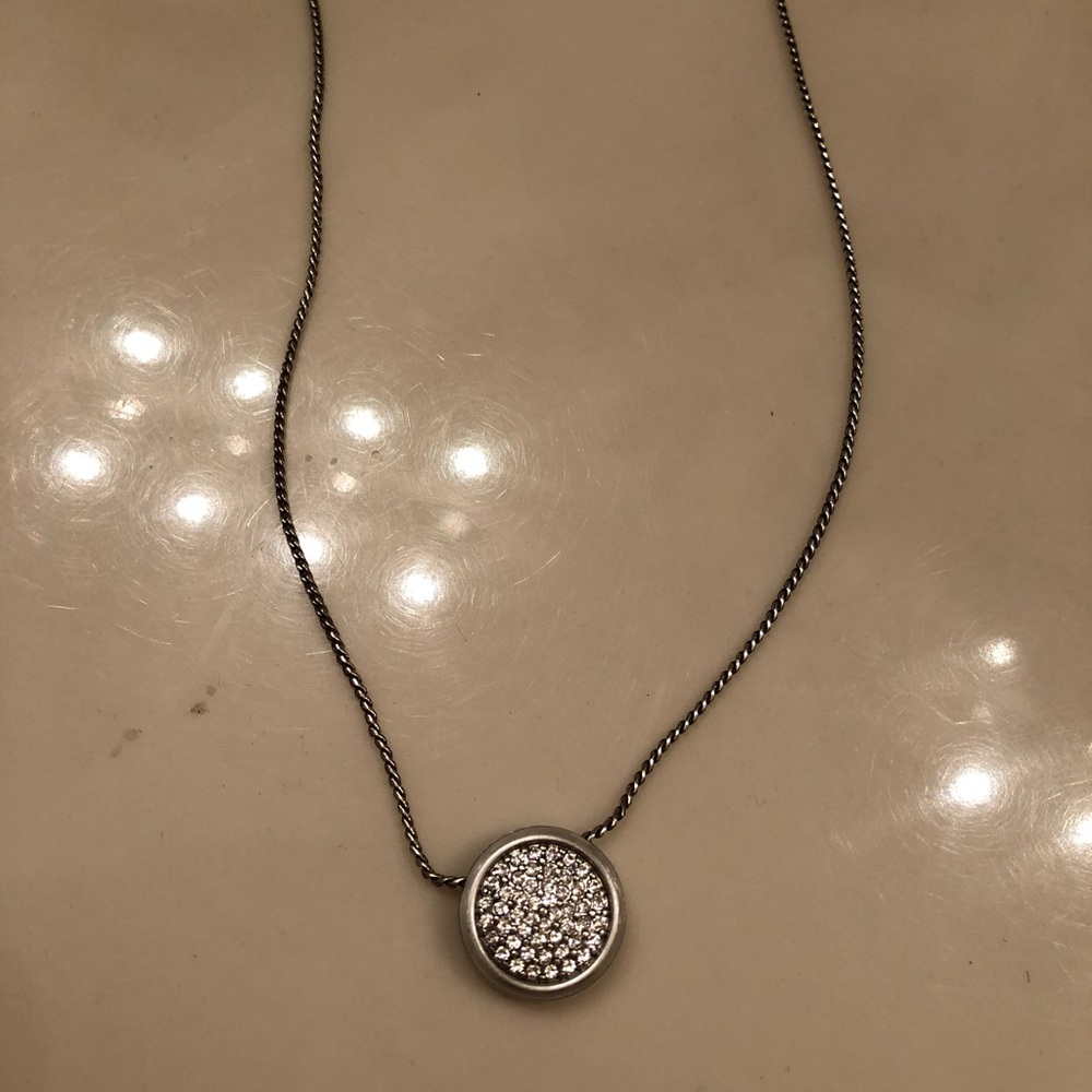 Brighten silver necklace