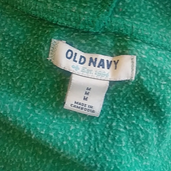 Old Navy green front zipper hoodie [0188] - Picture 4 of 4