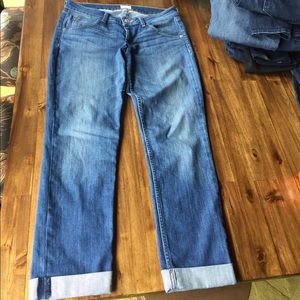 Hudson cuffed jeans, super soft, comfy jeans