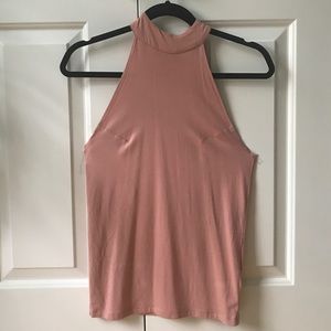 RVCA halter top pink