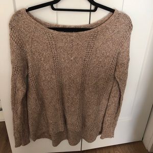 Brown knit sweater