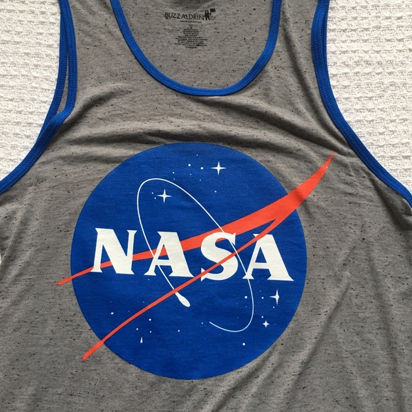 NASA Tank Top Men's Gray New - Picture 3 of 5