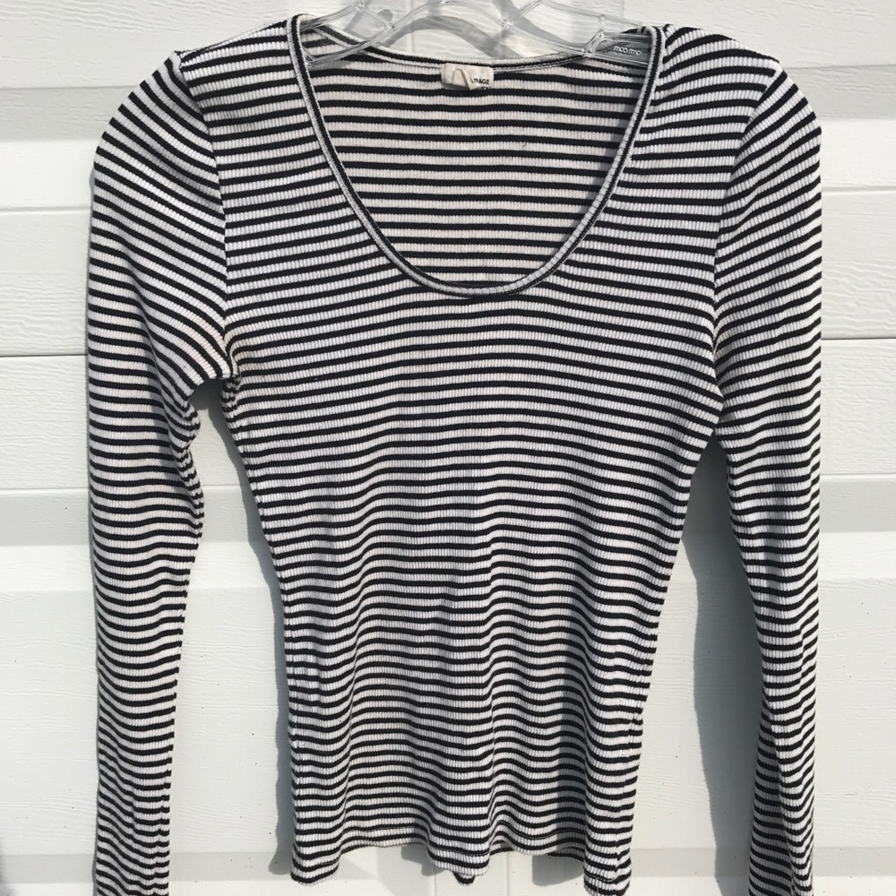 Black and White Stripped Shirt