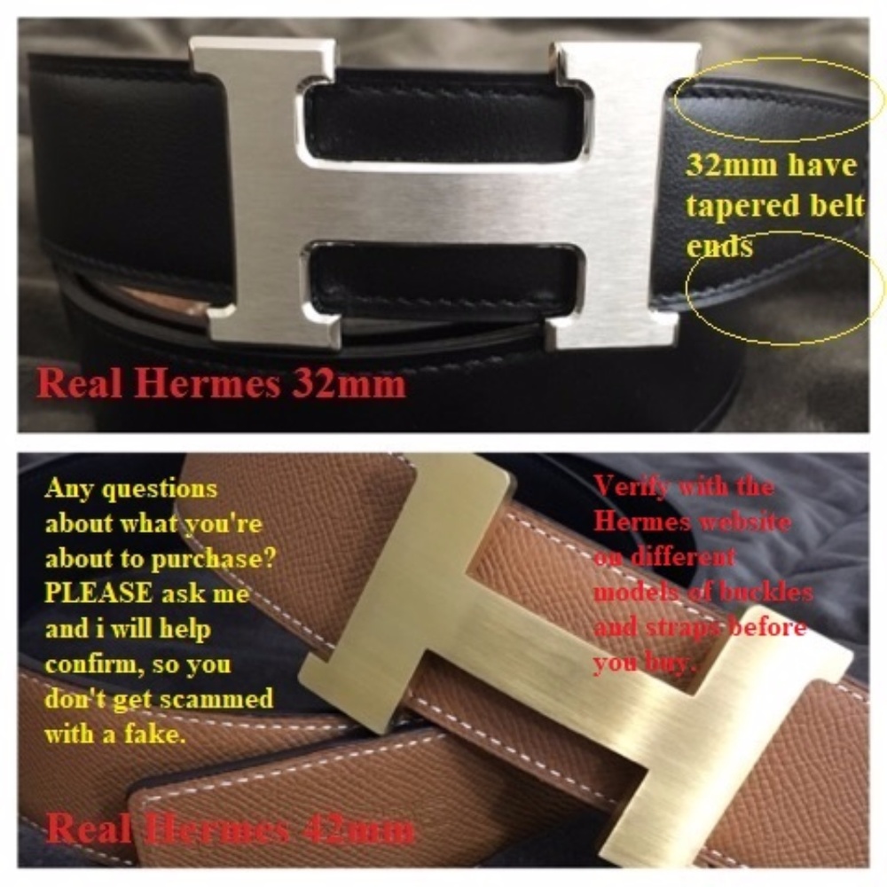 Guide to Hermes Constance 1 & 2 (32mm & 42mm) Belt