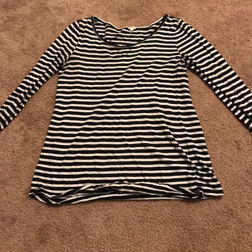 J crew 3 quarter length sleeve shirt