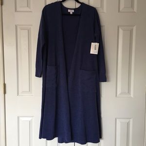 NWT Denim Blue LuLaRoe Sarah Duster Cardigan