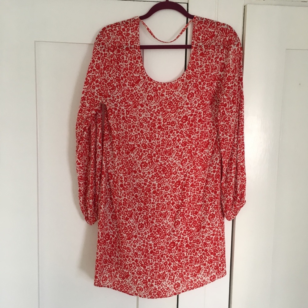 Billabong Red flower dress